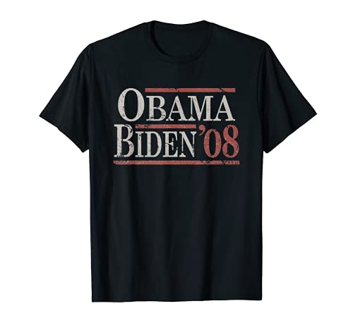 Distressed Barack Obama Joe Biden 2008 T-Shirt