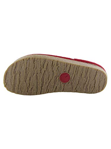 Image of HAFLINGER Cuoricini Felt Clog Wool Slipper