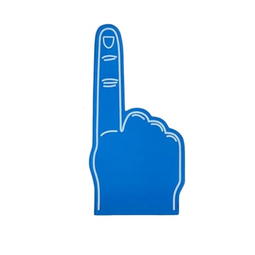 Foam Finger, Accessoires De Pom-Pom Girl À Grands Doigts, Main, Événement Sportif, Fête De Paume, Doigt Confortable ,Sports Events(Blue)