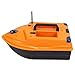 Barca per Esche da Pesca Telecomandata, Ecoscandaglio per Pesci RC con Navigazione GPS, Supporto per Ritorno Automatico a Una Chiave da 500 M, 40 Punti, per Gli Amanti della Pesca(Spina UE)