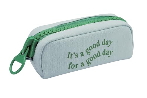 Estojo Good Days Plastcover – Em Lona com Zíper Grande, Design Colorido