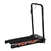 HOMCOM Tapis de Course électrique de Marche Pliable, Aosom.FR x FFHandball, 370 W, écran LCD, télécommande, Vitesse 1-6 Km/h, Acier Noir