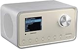 MEDION P85105 MD 87105 WLAN Internet-Radio, DAB+, UKW, WLAN, DLNA, UPNP, 2 x 10W RMS, USB-Anschluss, Champagner