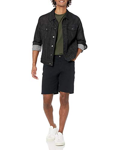Image of Amazon Essentials Men's Straight-Fit 9 inch Inseam Stretch Cotton Twill 5-Pocket Shorts