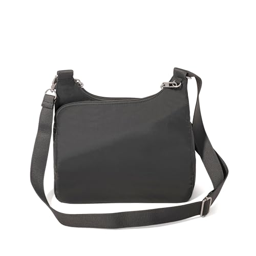 Image of Baggallini Securtex Anti-theft Crossover Crossbody Bag 11 inchw X 8.5 inchh, Rfid, Built-in Wallet, Locking Zippers