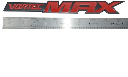 Image of 3Pcs Vortec MAX High Output Emblems Car Badges 3D Decal Replacement for Silverado (Red)