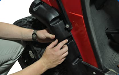 Huskey 4Pcs Club Car Ds Golf Cart Fender Flares With Stainless Steel Hardware For Ds 1993 & Up G&E Models,Constructed Of Impact-Resistant Abs Plastic For Lifted Golf Cart With Offroad Tires #TOP5