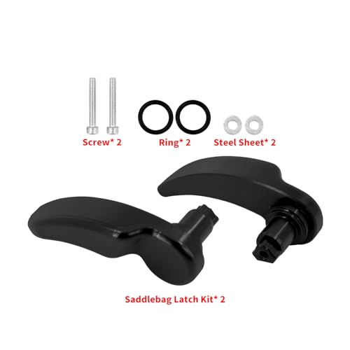Kit de levantadores para alforjas negro brillante miniatura 6