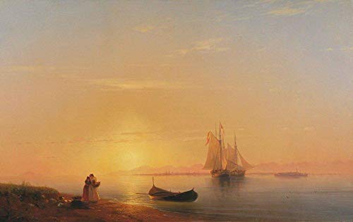 Peinture à l'huile d'art célèbre d'Ivan Aivazovsky fait main