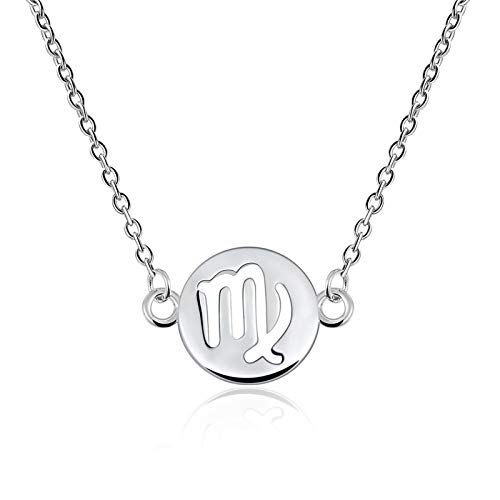 Pendent S pour Les Femmes plaquées Douze pendentifs zodiaques, cadeau idéal pour filles