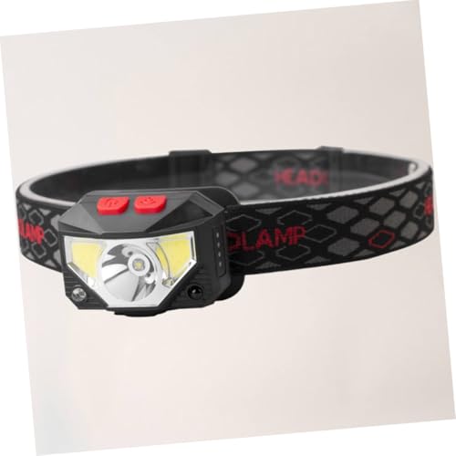 Linterna frontal LED de ABS recargable USB para camping y pesca nocturna 5