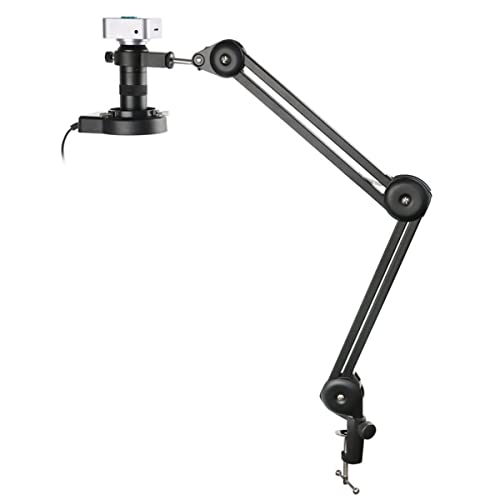 Microscope 1080P USB Digital Adjustable Cantilever Bracket C Mount Microscope Camera Set(36MP 2K Set,130X A)