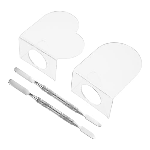 Ipetboom Makeup Mixing Palette Set 2 Acrylic for Blending Foundation Blending Board for Makeup Ideal for Salons Home Use Beginners