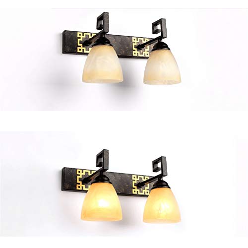Applique de chevet décorative en fer forgé avec technologie LED vintage - 4