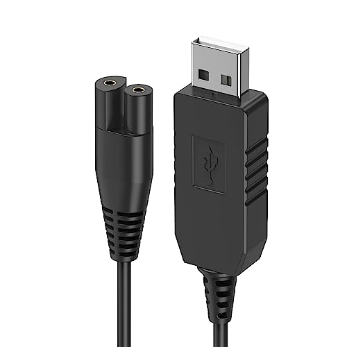 Cable de repuesto para Waterpik WF13 soluciona problemas de carga USB negro