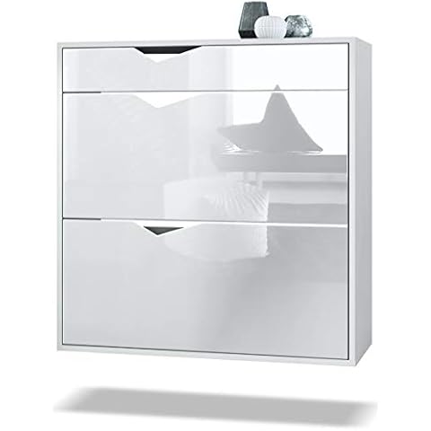 Zapatero Vladon Kolmio, Blanco Mate Cover