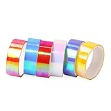 Zerodeko 2 Pièces Ruban Washi Masking Tape Dégradé Papier Adhésif Décoratif Sans Trace pour Scrapbooking DIY Agenda Emballage Couleurs Aléatoires Couleur Aléatoire