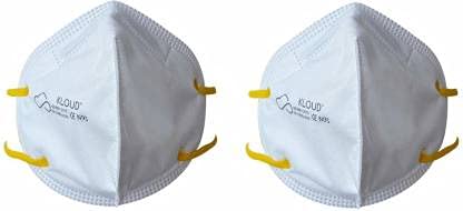 PELUCHE KitaNo Kloud Ultra Soft N95 Re-useable Mask | WHO, ISO, CE, FDA Approved (White, Without Valve)- Pack of 10 (B094GCGD5Z) Amazon Price History, Amazon Price Tracker
