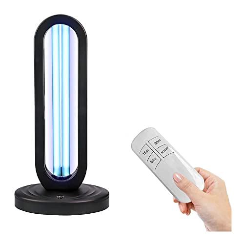 LED Tischlampe mit Fernbedienung - Motent Tragbare Tischleuchte 220V 38W Schwarz Drahtlose Fernbedienung 3-Positionen-Timer Nachtischlampen für Kinderzimmer Wohnzimmer Flur Schlafzimmer Cover