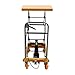 WBGANG Industrial Hydraulic Scissor Lift Table, 500lbs Capacity, Yellow, 4 Wheels, Height Adjustable, Factories, Etc