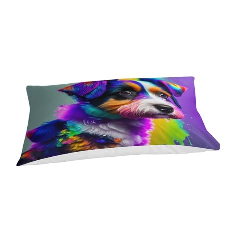 Housse de couette microfibre de qualité supérieure EVMILA AI motif chien 3D
