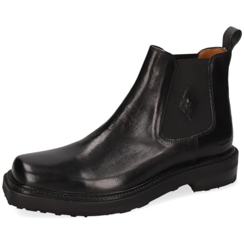 Bottine Chelsea Homme Basil 1 en cuir souple contre les pieds douloureux