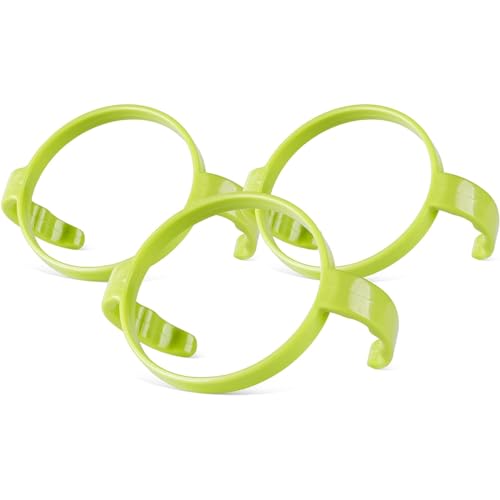 Image of Botabee Baby Bottle Handle Grip for Comotomo 5 Ounce and 8 Ounce Silicone Bottles - Pack of 3 (Green)