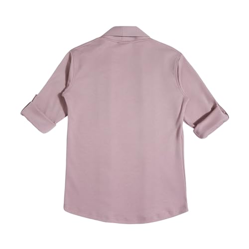 Image of CAVIO Boys Solid Open-Front Shrug with T-Shirt