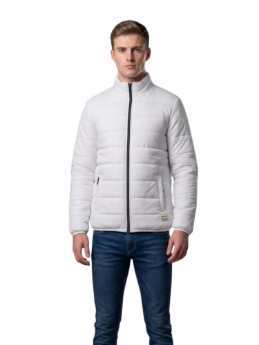 Image of Sanhok Mens Waterproof Imported Polyester Trendy Lightweight Stylish Regular Fit Standard Length Full Sleeve Zipper Jacket for Winter Casual Wear