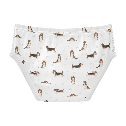 Boys' Exclusive Briefs Toddler Underwear 95% Combed Cotton Boxerbriefs 2T Beagle Pattern Dog 672