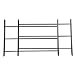 Knape & Vogt John Sterling Non-Opening Style 3-Bar Child Safety and Window Guard, Black, 1123-DB