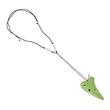 Alasum 6穴オカリナ ポータブル 小型 音楽楽器 初心者向け 子供 学生用 ドロマイト製 持ち運び便利 音色美しい 低音焼成