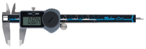 70% Off Everything Brown & Sharpe 00590092 Twin-Cal IP40 Digital Caliper, 0-6 in/0-150 mm Range, 0.0005 in/0.01 mm Resolution, Round Depth Rod, Built in Wireless Functionality