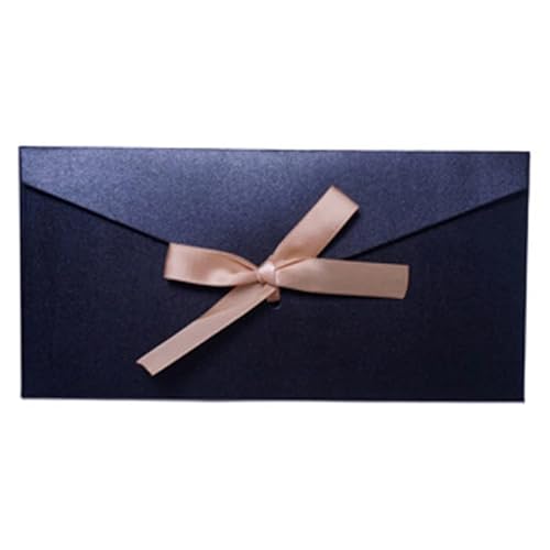 結婚式のはがき招待状、 結婚式招待状カード(封筒付き)マルチカラー 10枚パック(Long-Carbon-black)