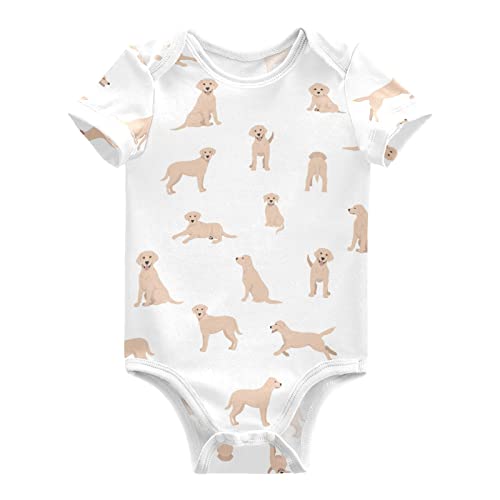 Image of vvfelixl Baby Girls' Bodysuits Black Pug White Short Sleeve Cotton Baby Clothes For Girls 0-24 Months