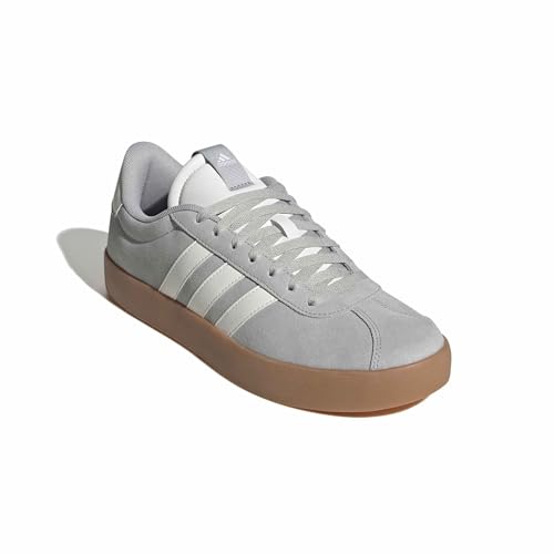 Image of adidas Mens Vl Court 3.0 Lace Up Sneakers Shoes Casual - Grey