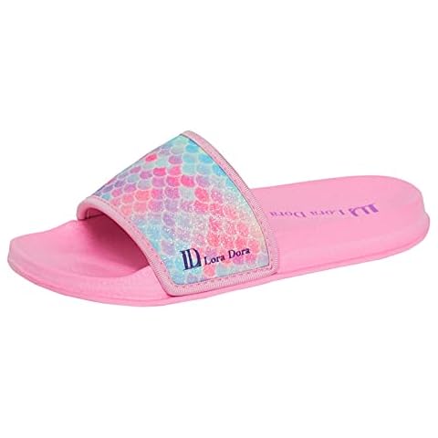 Lora Dora Iridescent Mermaid Sliders for Girls Cover