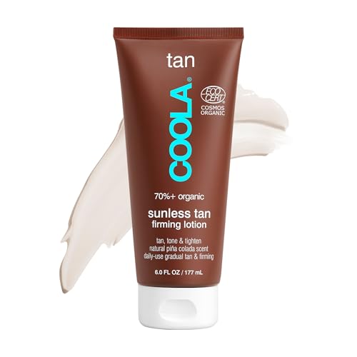 COOLA Organic Sunless Self Tanner Body Firming Lotion, Dermatologist Tested