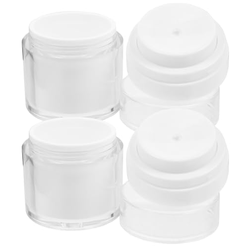 iplusmile 2 Piezas Botellas Dispensadoras Airless Envases para Crema Facial y Loción Frascos Portátiles para Cuidado de Piel Viaje Resistentes y Reutilizables
