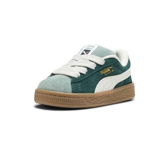 PUMA Kids Boys Suede XL Lace Up Sneakers Shoes Casual - Green2