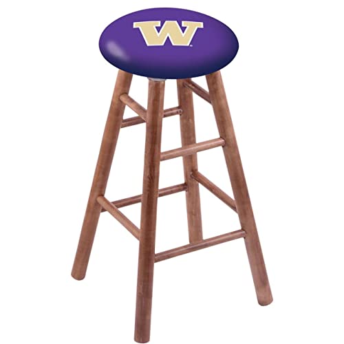 Holland Bar Stool Co. Maple Bar Stool in Medium Finish with Washington Seat by The