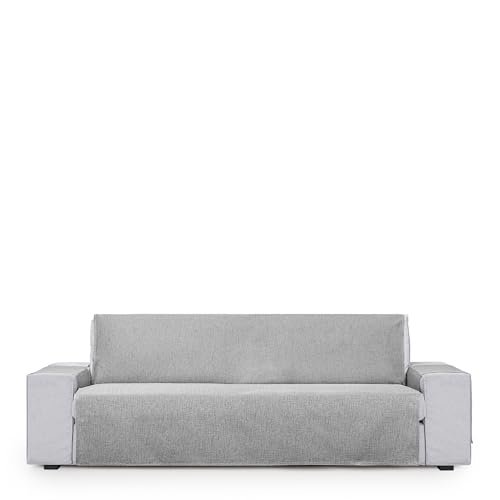 Eysa Genna salvasofa o Funda de sofá práctica Antimanchas 3 plazas Color Gris Claro