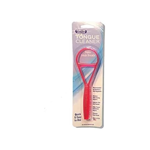 Tongue Cleaner - Red Plastic Cover