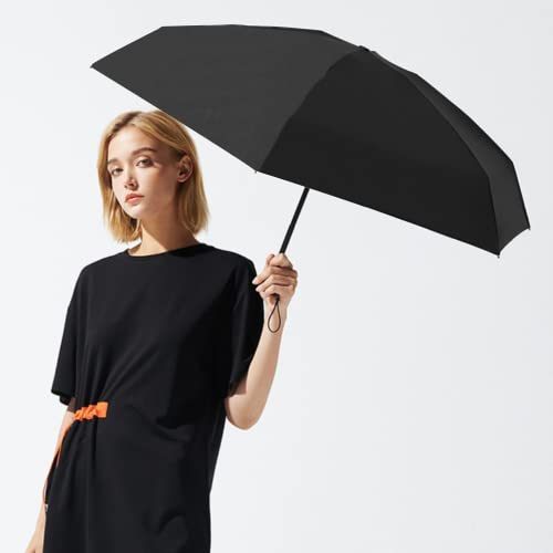 Image of Mini Travel Sun Umbrella for Purse With Case,Small Compact UV Umbrella Protection Sun,Lightweight Portable Parasol Windproof for Women Men Kids