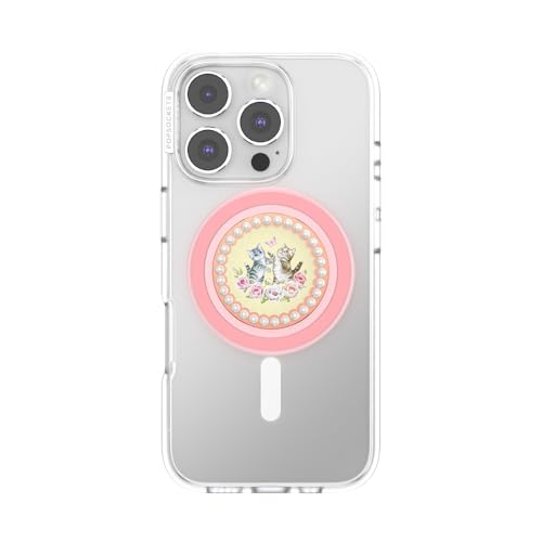 Poignée de téléphone pour MagSafe PopSockets Support magnétique Chat Kitty Cameo - 3