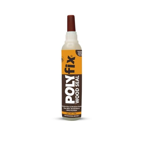 Image of Polyfix Wood Seal Glue For wood Repairing & Sealing | Fills Cracks & holes in wood 125g