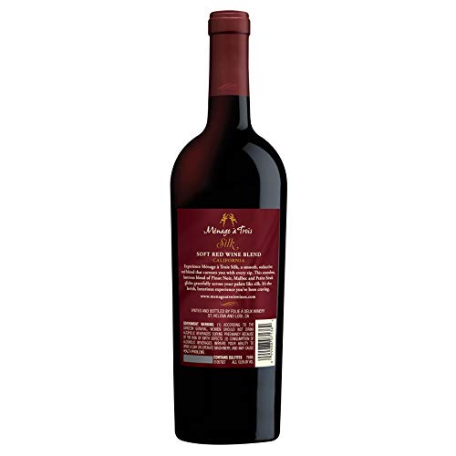 Menage a Trois Silk Red Blend, Dessert wine, 750 mL Bottle