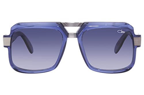 Cazal Legends 669 002 Sunglasses Men's Blue-Gunmetal/Blue Gradient Square 56mm2