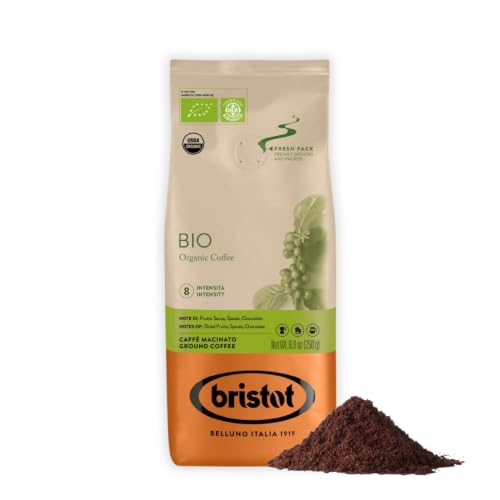 Bristot Organic Ground Espresso – Medium Roast...