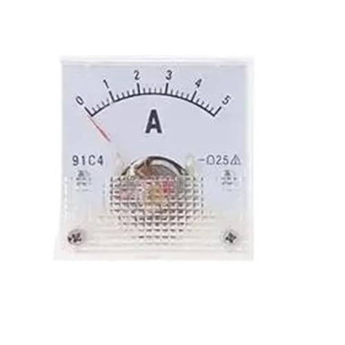 Ampèremètre DC 91C4 0-50mA avec panneau analogique et pointeur mécanique pour mesure précise